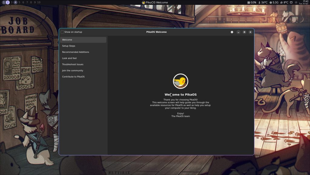 pikaos linux distro for gamers