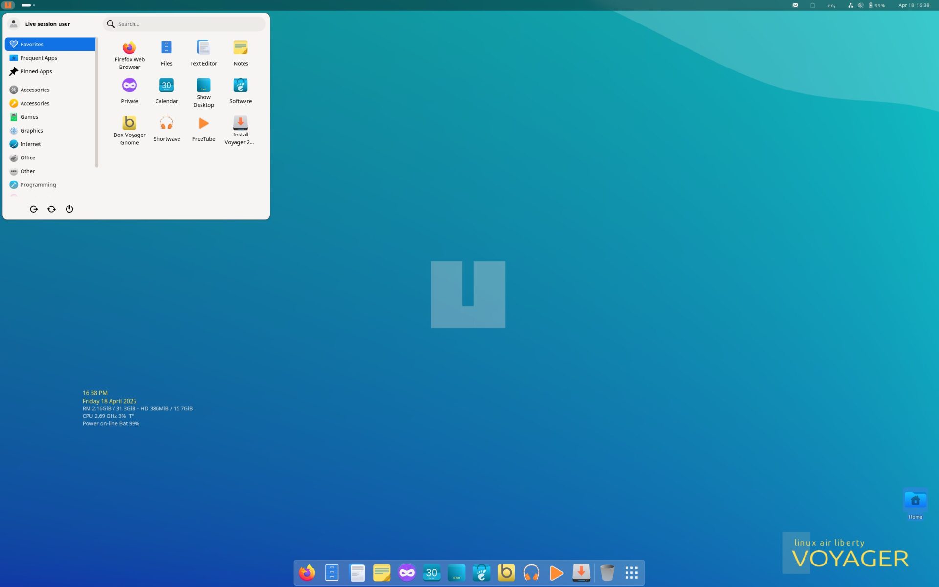 voyager linux