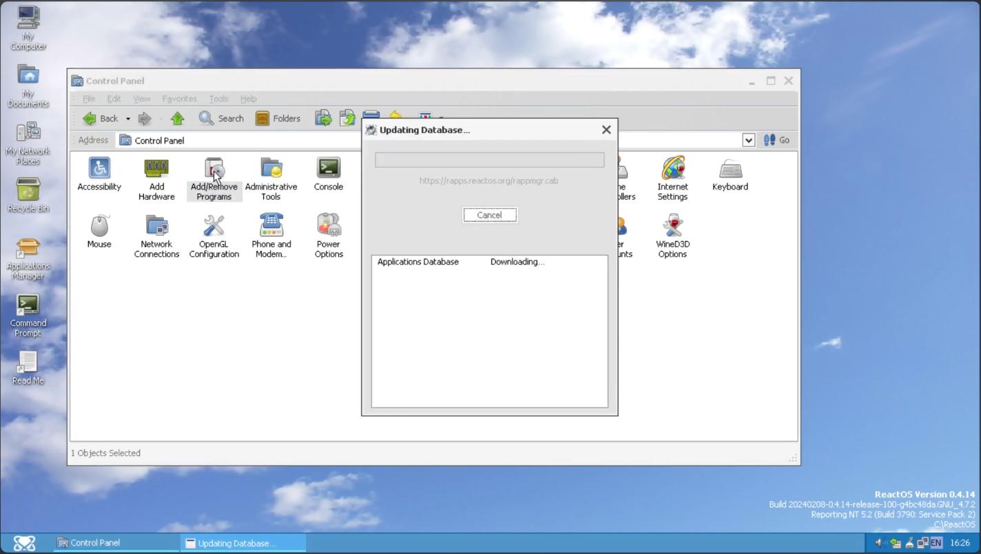 ReactOS 2025