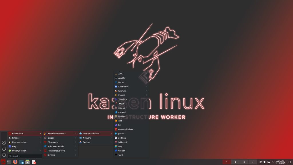Kaisen Linux desktop